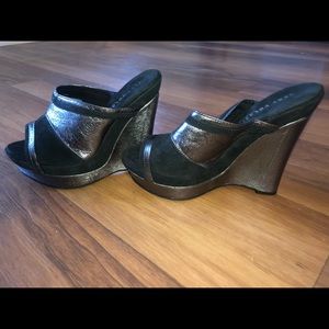 Very Volatile high wedge heels!